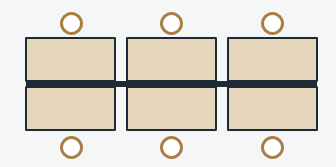 Face-to-face workstation layout